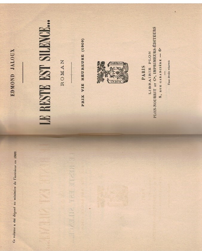 Le reste est silence…