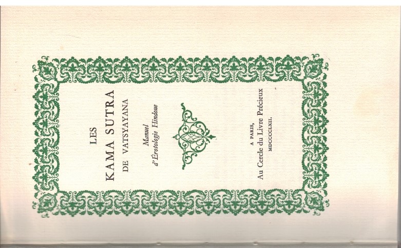 Les Kama Sutra De Vatsyayana