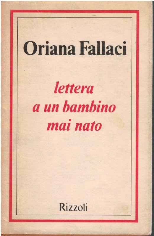 Lettera a un bambino mai nato