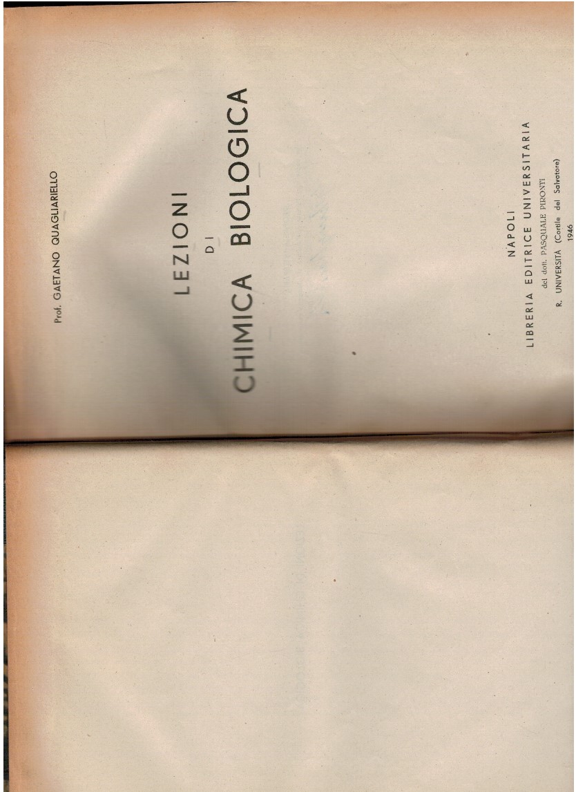 Lezioni di chimica biologica