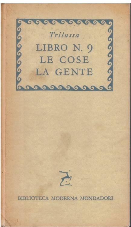 Libro N. 9 Le cose La gente