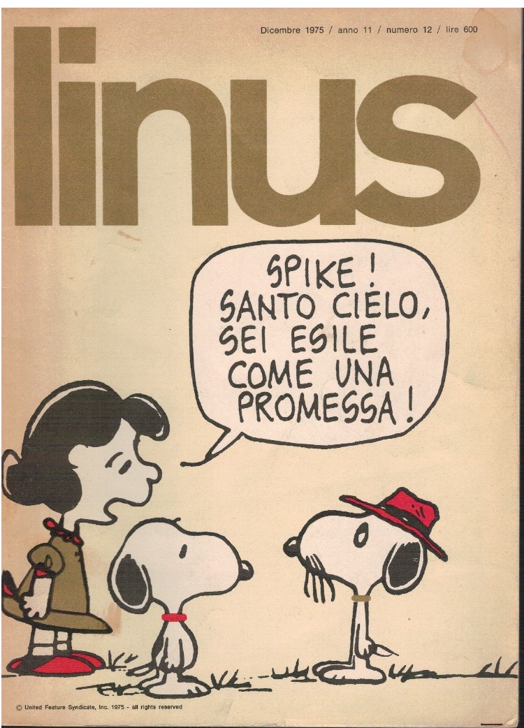 Linus Anno 11 numero 12