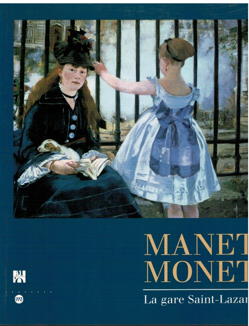 Manet Monet La gare Saint-Lazare