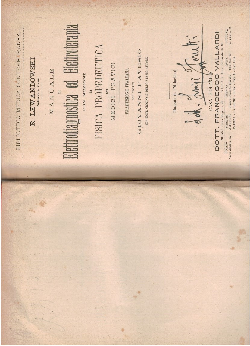 Manuale di elettrodiagnostica ed elettroterapia con nozioni di fisica propedeutica