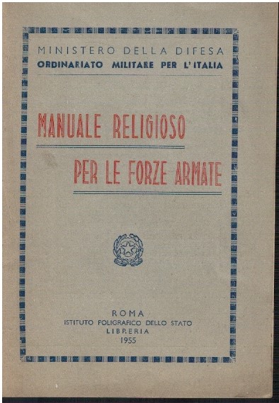 Manuale religioso per le forze armate