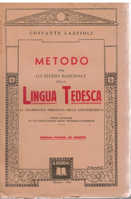 Metodo per lo studio razionale della lingua tedesca