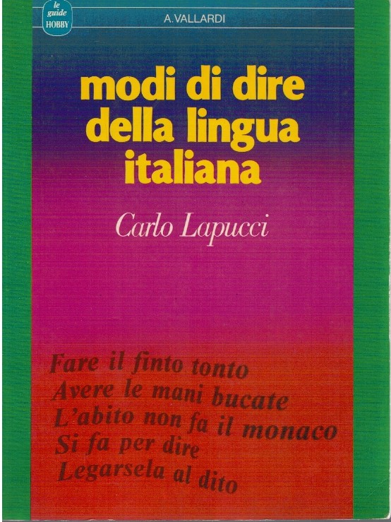 Modi di dire della lingua italiana
