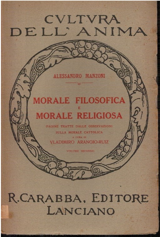 Morale filosofica e morale religiosa volume secondo