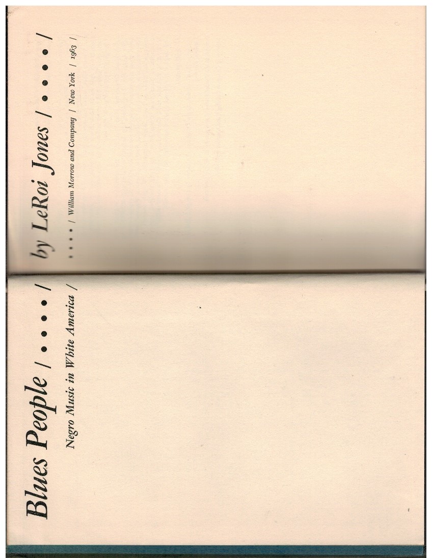 Negro Music in White America