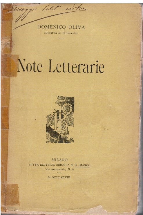 Note letterarie