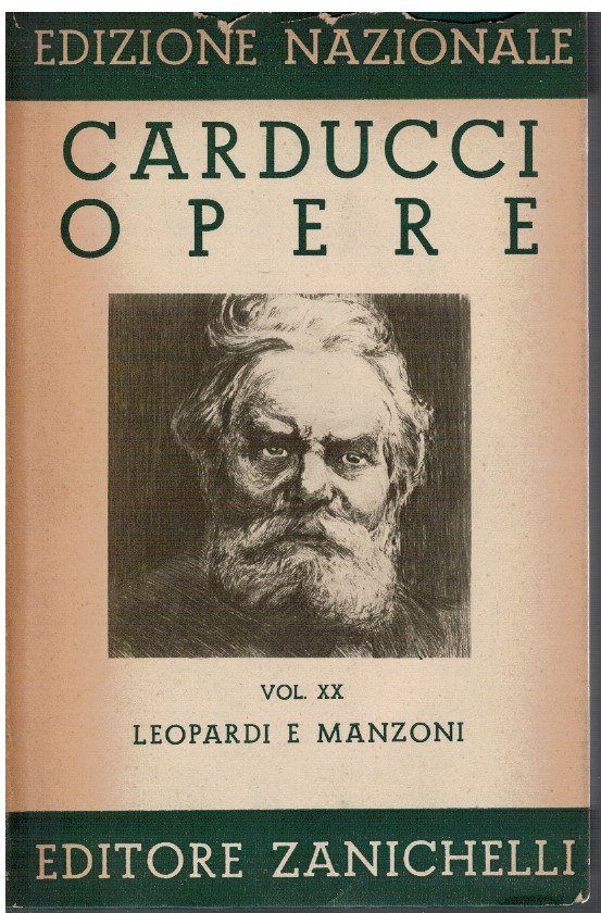 Opere Vol. XX Leopardi e Manzoni