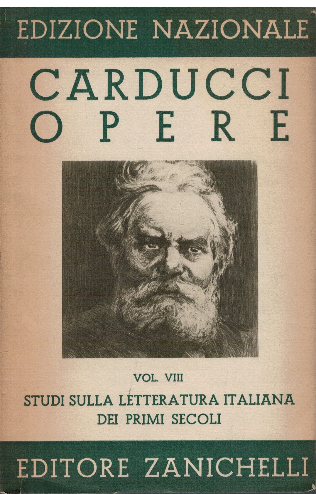 Opere Volume VIII Studi sulla letteratura italiana dei primi secoli