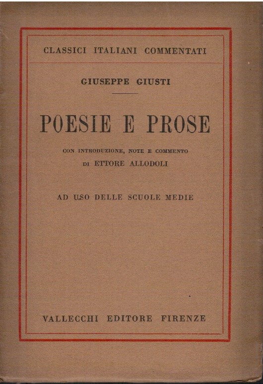 Poesie e prose