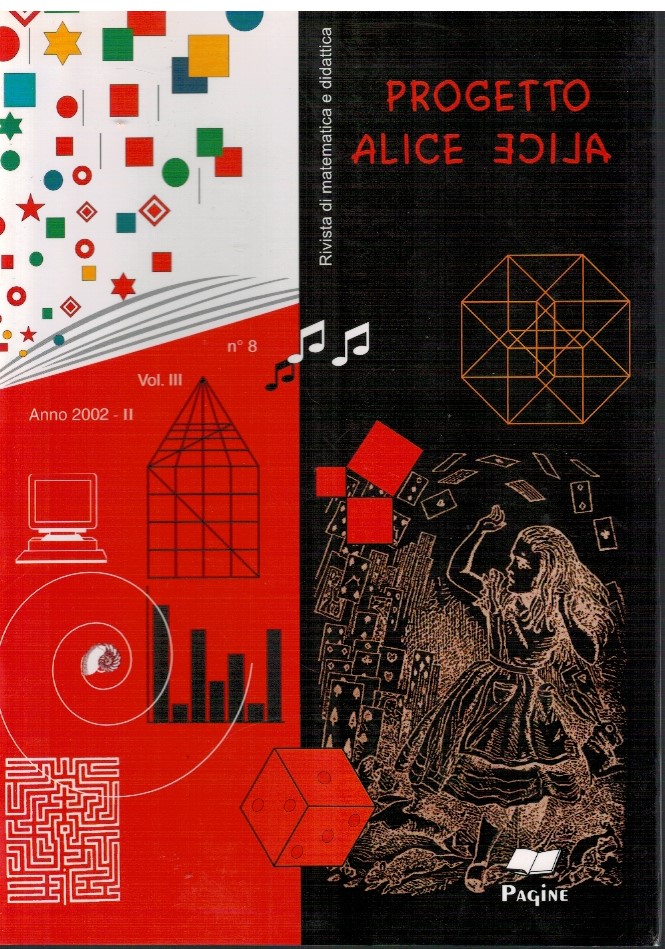 Progetto alice N. 8 Volume III Anno 2002 II