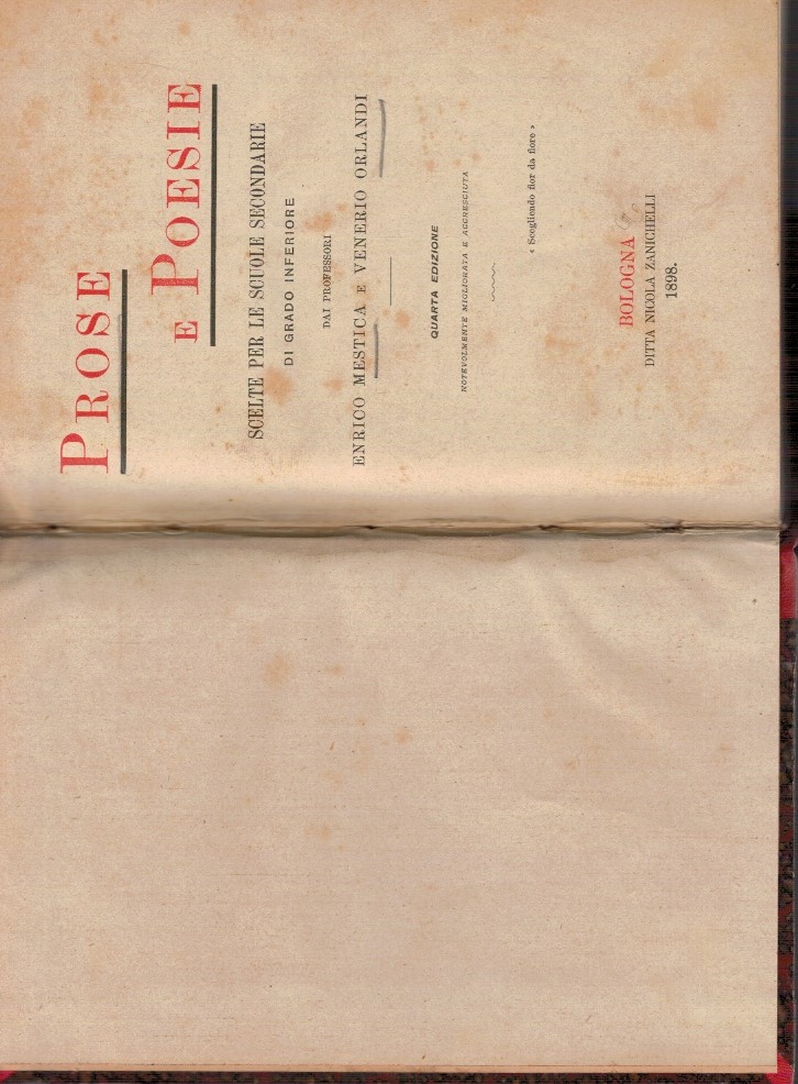 Prose e poesie scelte per le scuole secondarie di grado …
