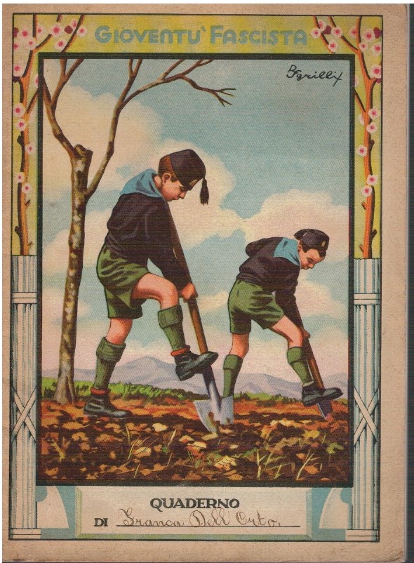 Quaderno balilla - Gioventu' fascista