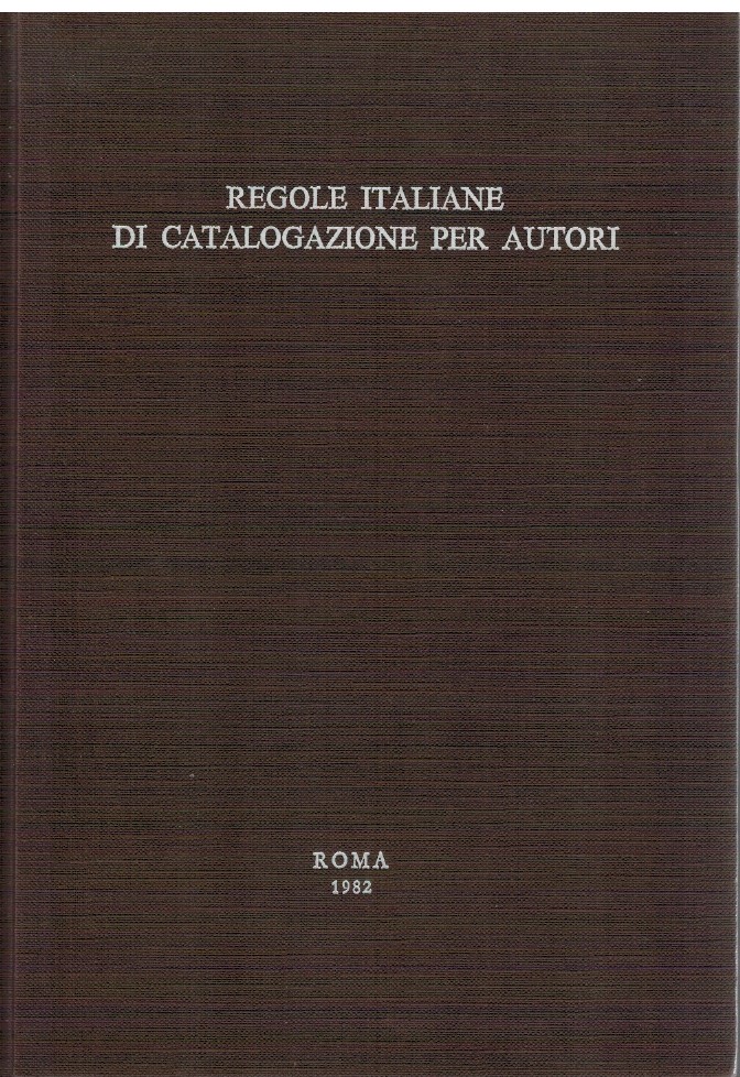 Regole italiane di catalogazione per autori