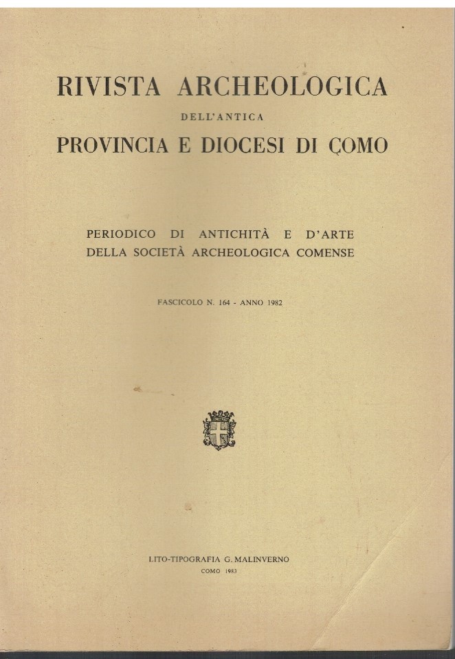Rivista archeologica dell'antica Provincia e Diocesi di Como
