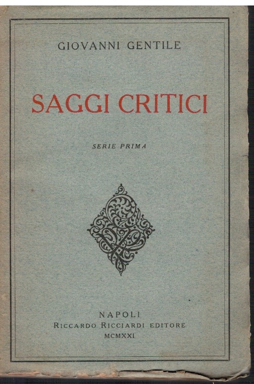 Saggi critici