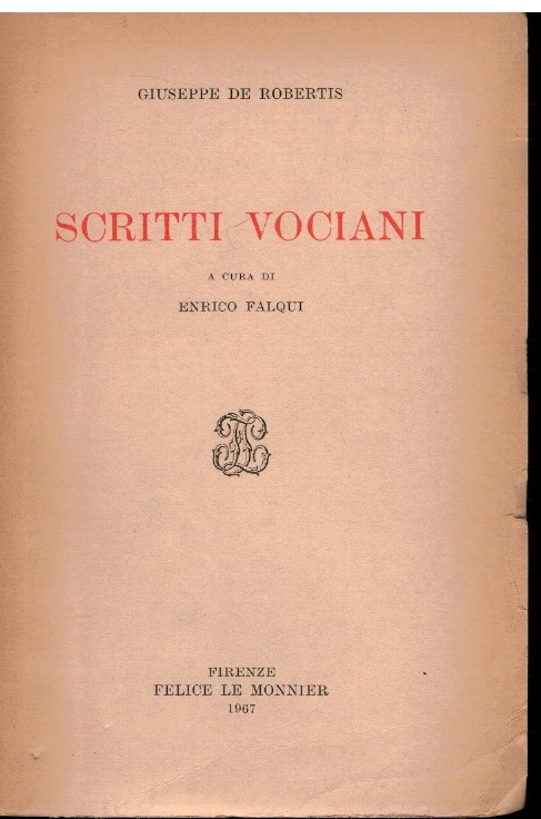 Scritti vociani