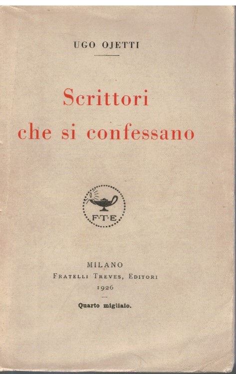 Scrittori che si confessano