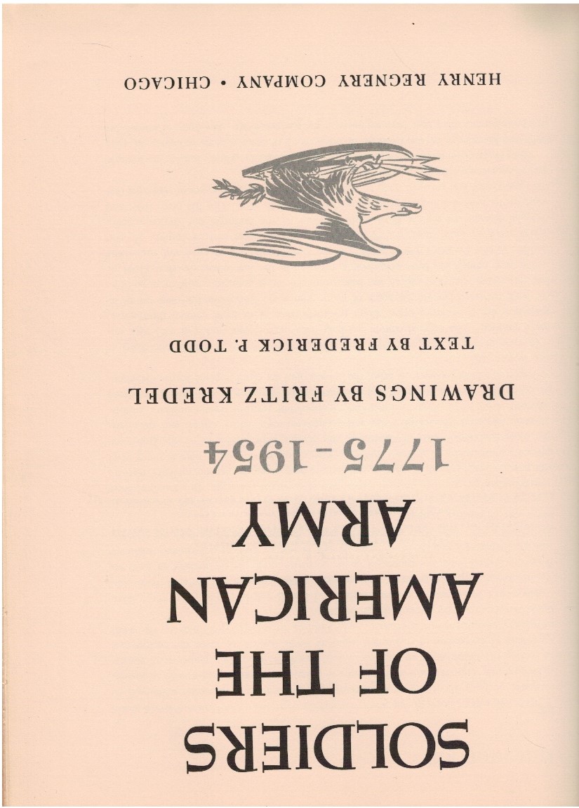 Soldiers of the american army 1775-1954