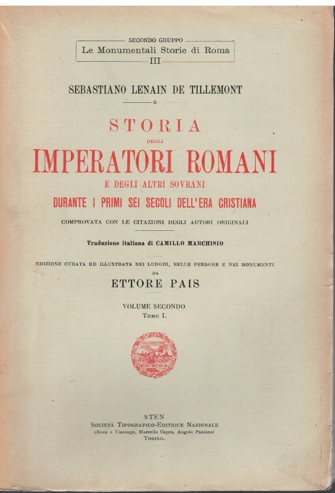 Storia degli imperatori romani e degli altri sovrani durante i …