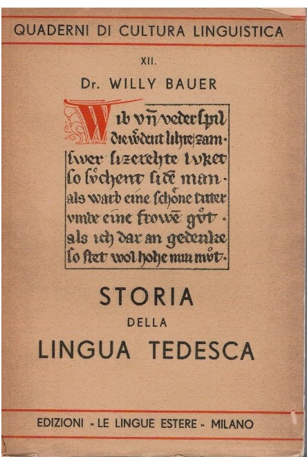 Storia della lingua tedesca