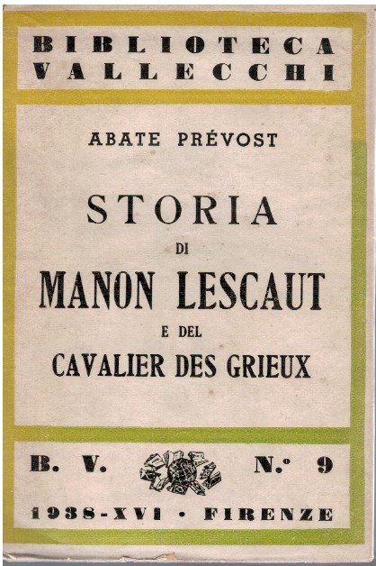 Storia di Manon Lescaut e del cavaliere des Grieux