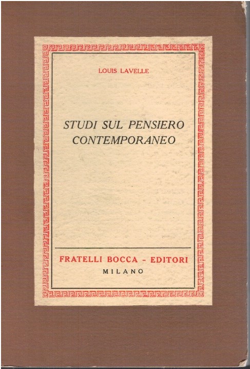 Studi sul pensiero contemporaneo