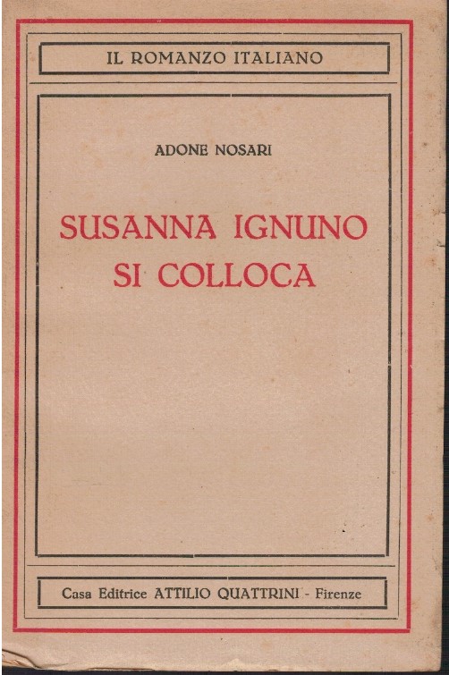 Susanna Ignuno si colloca