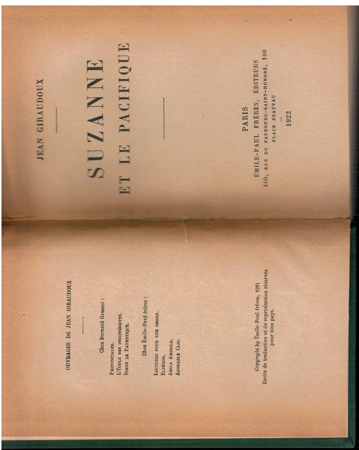 Suzanne et le pacifique