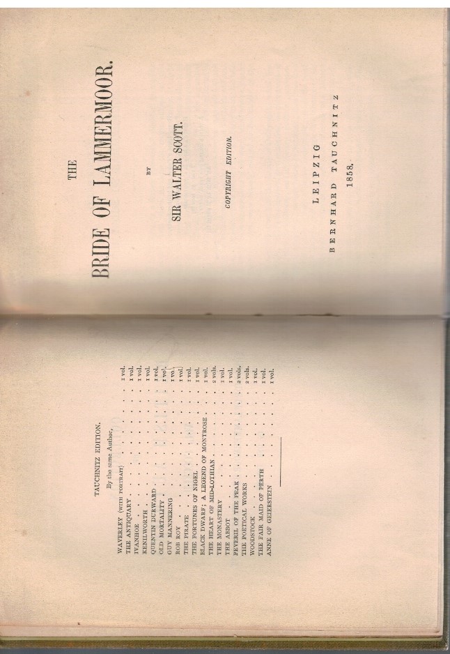 The bride of Lammermoor