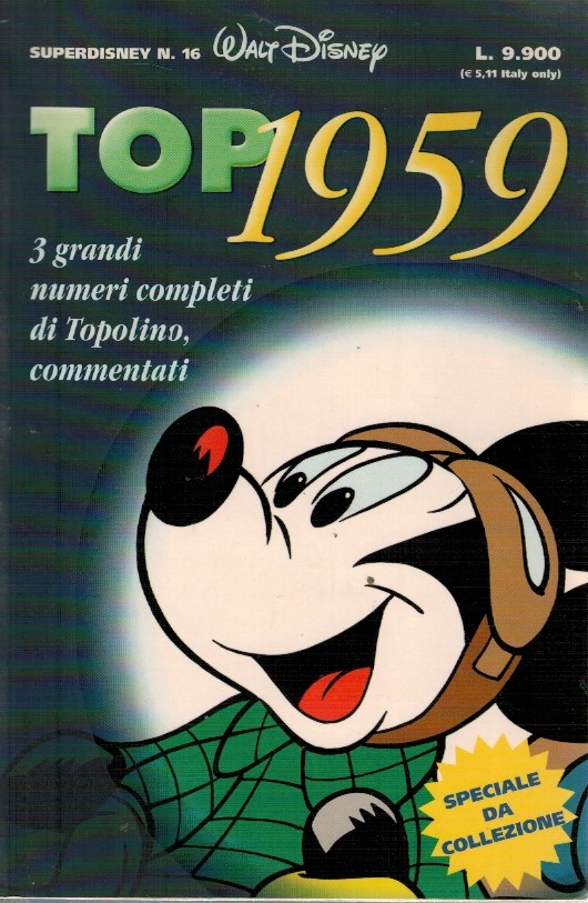 Top 1959. 3 grandi numeri completi di Topolino, commentati