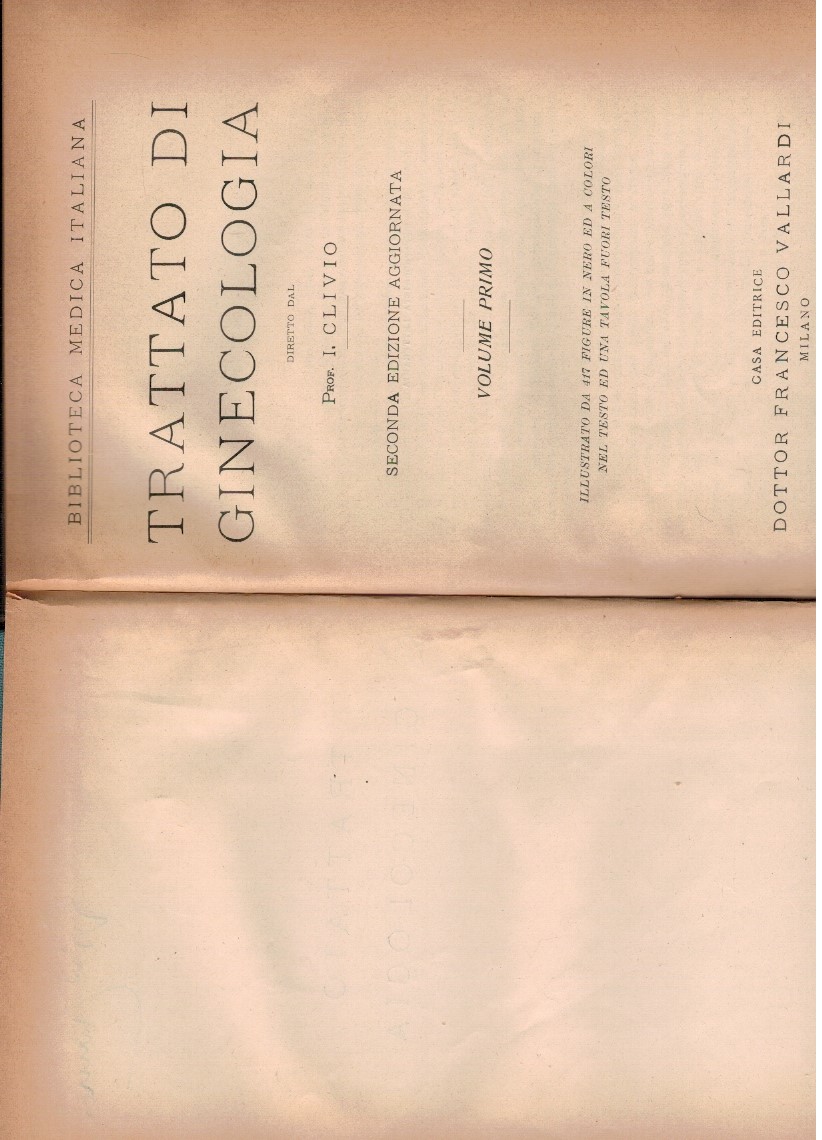 Trattato di ginecologia Vol.I