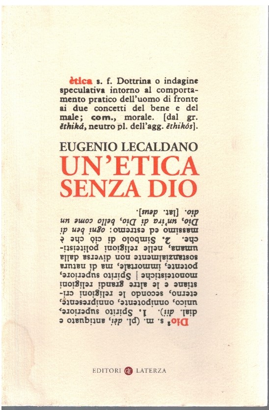 Un'etica senza Dio