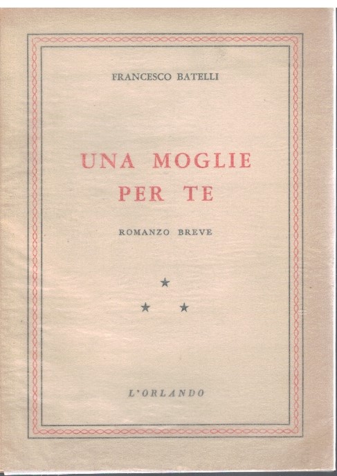 Una moglie per te