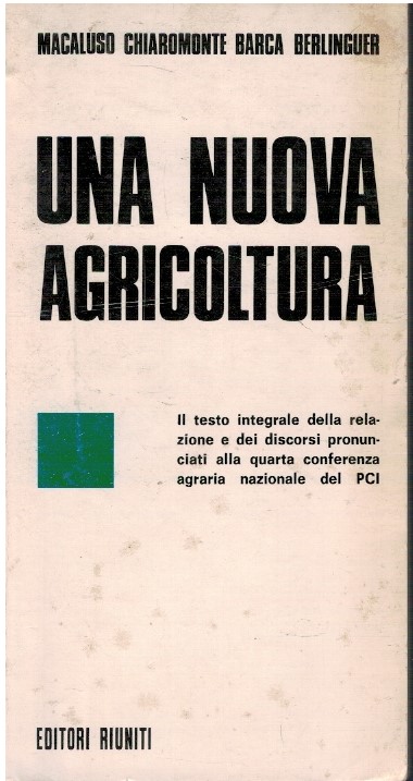 Una nuova agricoltura