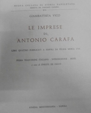 LE IMPRESE DI ANTONIO CARAFA. Libri Quattro Pubblicati a Napoli …