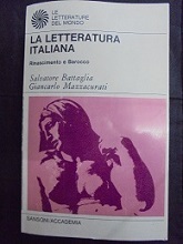 LA LETTERATURA ITALIANA. TOMO II Rinascimento e Barocco.