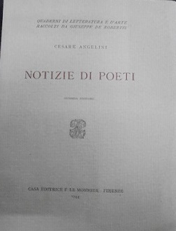 NOTIZIE DI POETI