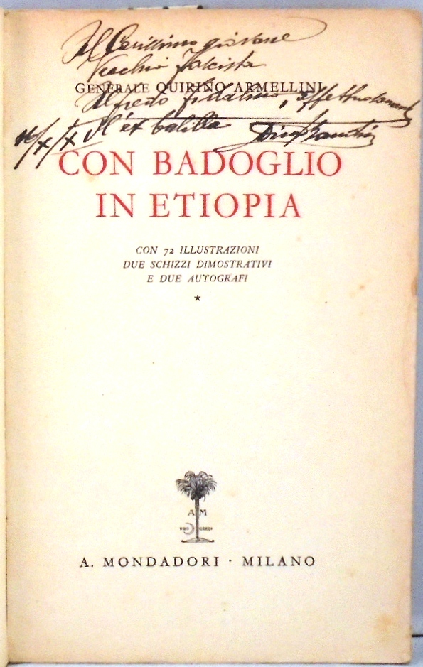 CON BADOGLIO IN ETIOPIA