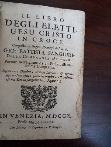 IL LIBRO DEGLI ELETTI, GESU` CRISTO IN CROCE Composto in …