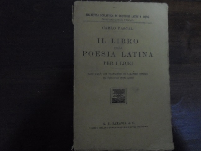 IL LIBRO DELLA POESIA LATINA Passi scelti, con trattazioni sui …