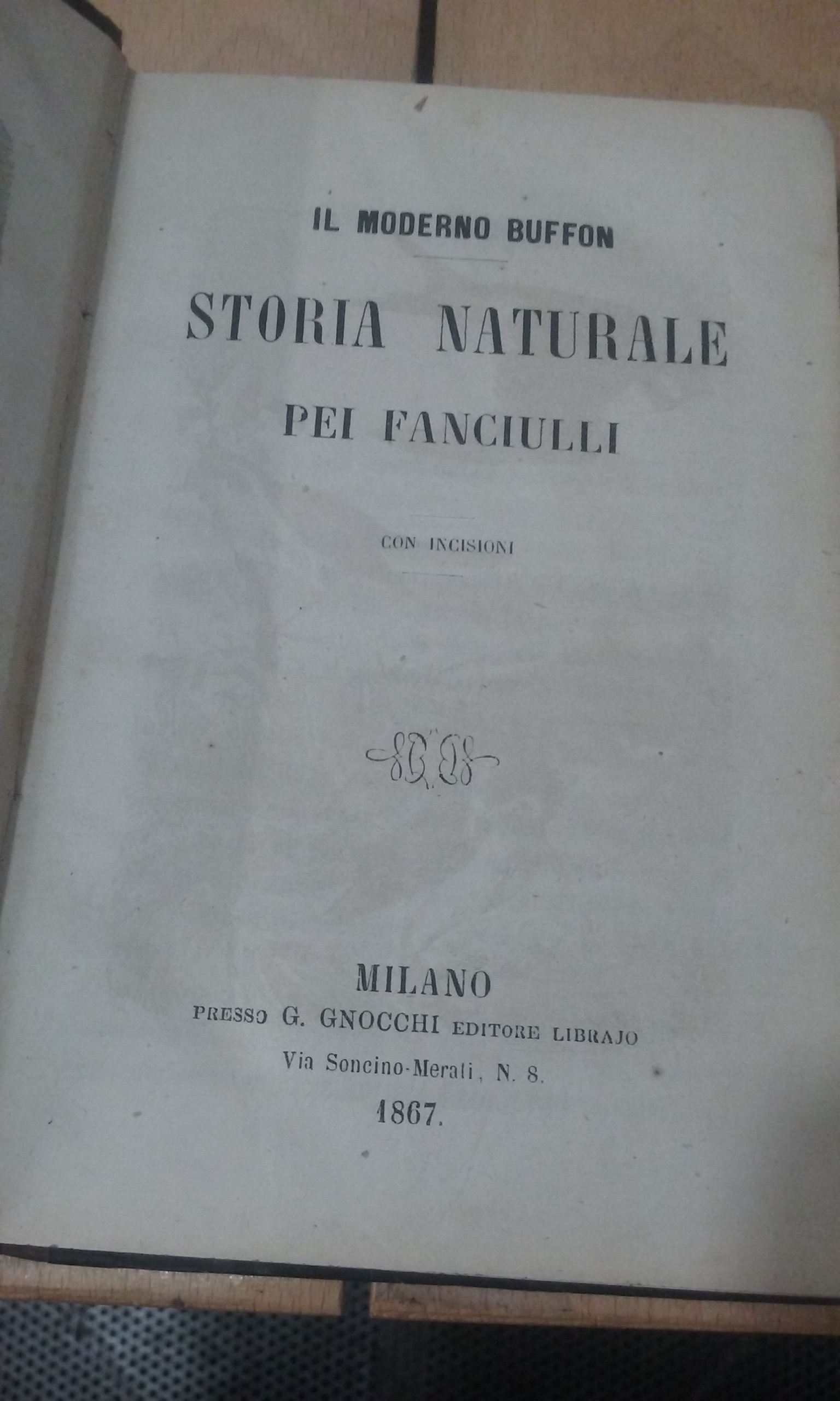 IL MODERNO BUFFON. STORIA NATURALE PEI FANCIULLI