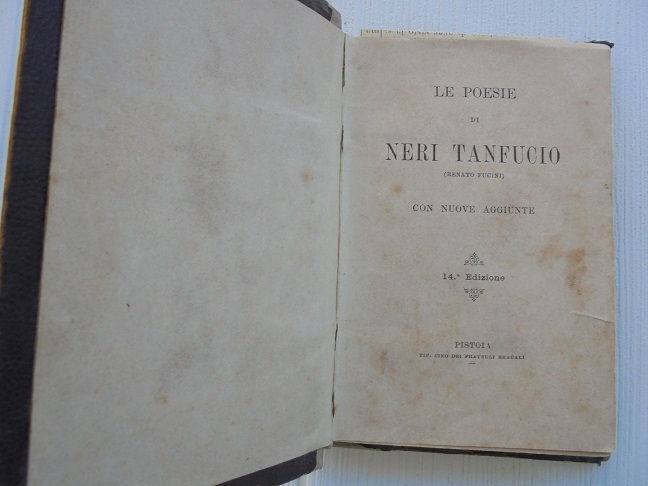 LE POESIE DI NERI TANFUCIO (RENATO FUCINI)