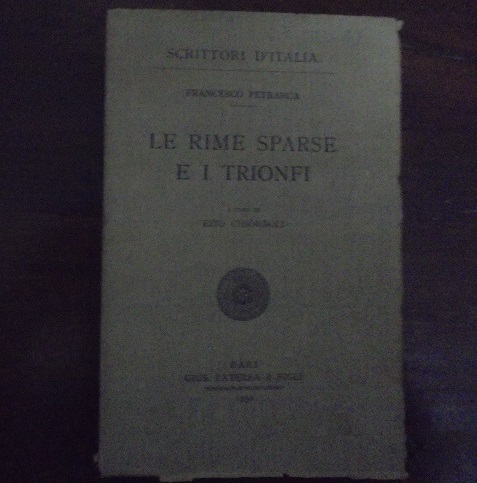 LE RIME SPARSE E I TRIONFI