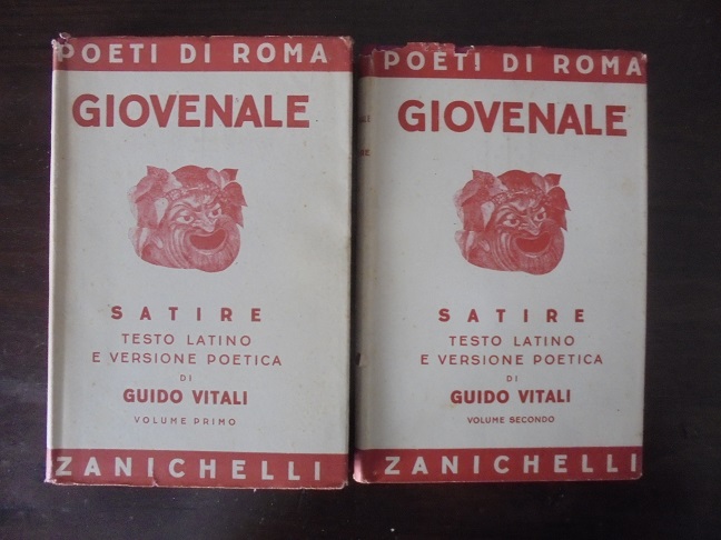 LE SATIRE. 2 VOLUMI Testo Latino e versione poetica di …