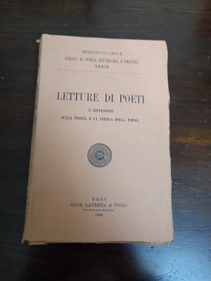 LETTURE DI POETI E RIFLESSIONI SULLA TEORIA E LA CRITICA …