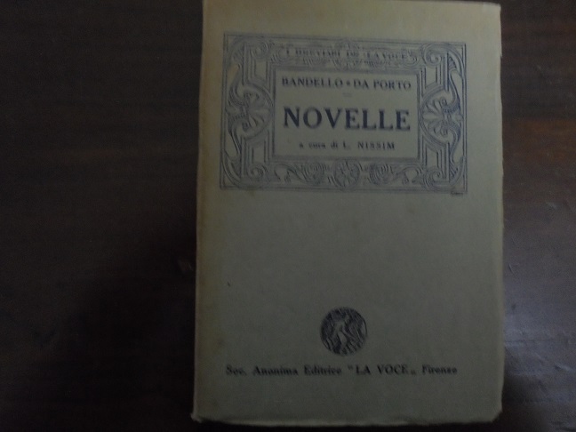 NOVELLE A cura di L. Nissim.